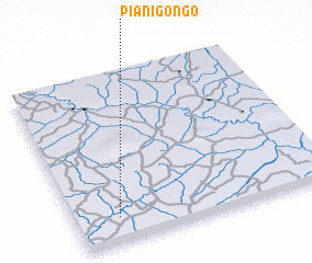 3d view of Piani Gongo