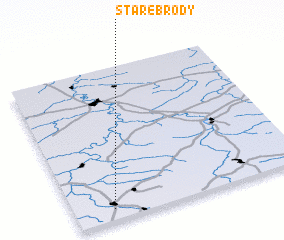 3d view of Stare Brody