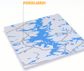 3d view of Poikkijärvi