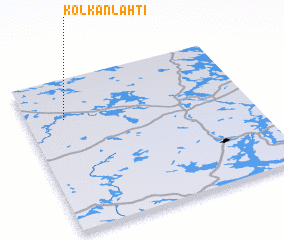 3d view of Kolkanlahti