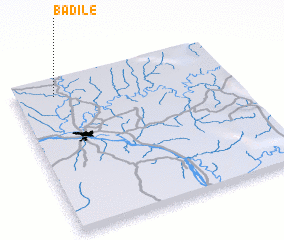 3d view of Badile