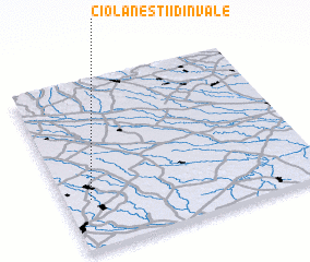 3d view of Ciolăneştii din Vale