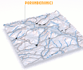 3d view of Porumbenii Mici