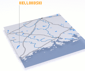 3d view of Kellokoski