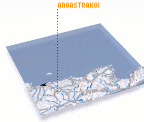 3d view of Áno Astrakoí