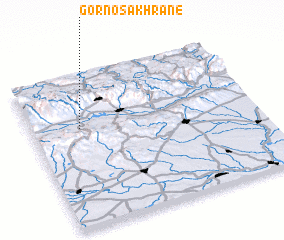 3d view of Gorno Sakhrane