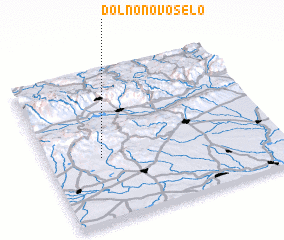 3d view of Dolno Novo Selo