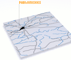 3d view of Pabijoniškės