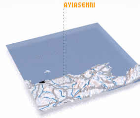 3d view of Ayía Semní