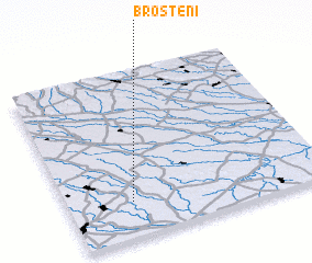 3d view of Broşteni