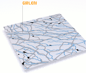 3d view of Gîrleni