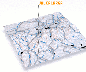 3d view of Valea Largă