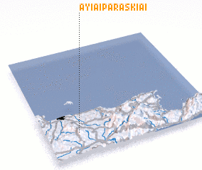 3d view of Áyiai Paraskiaí