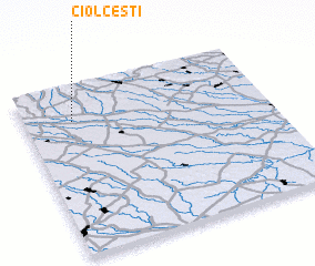 3d view of Ciolceşti