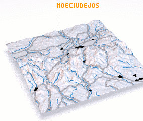 3d view of Moeciu de Jos