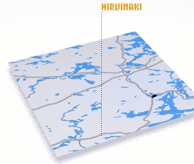 3d view of Hirvimäki