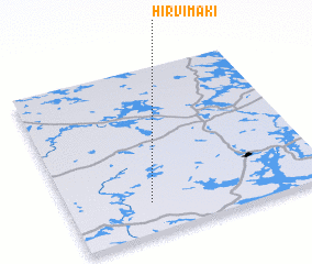 3d view of Hirvimäki