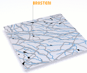3d view of Broşteni
