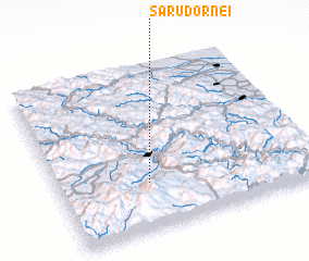 3d view of Şaru Dornei