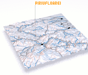 3d view of Pîrîu Floarei