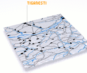 3d view of Ţigăneşti