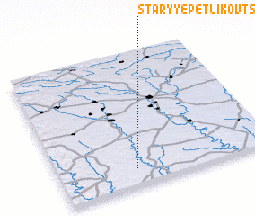 3d view of Staryye Petlikovtsy