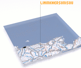 3d view of Limín Khersonísou