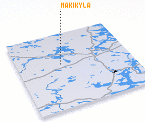 3d view of Mäkikylä