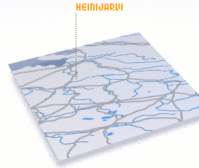 3d view of Heinijärvi