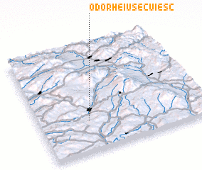 3d view of Odorheiu Secuiesc