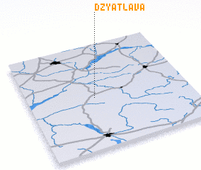 3d view of Dzyatlava