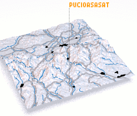 3d view of Pucioasa-Sat