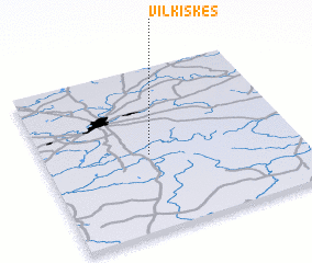 3d view of Vilkiškės