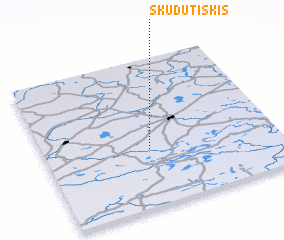 3d view of Skudutiškis