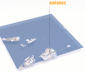 3d view of Kóronos
