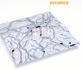 3d view of Moşia Mică