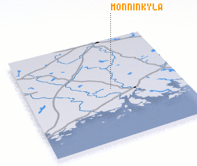 3d view of Monninkylä