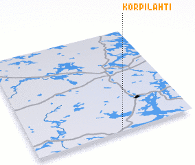 3d view of Korpilahti