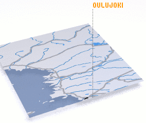 3d view of Oulujoki