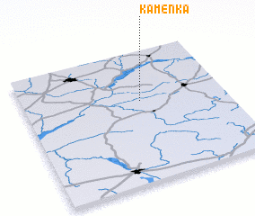 3d view of Kamenka