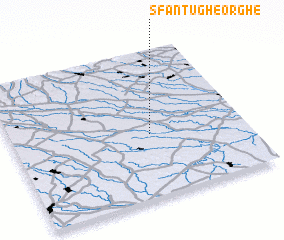 3d view of Sfântu Gheorghe