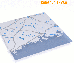 3d view of Karjalaiskylä