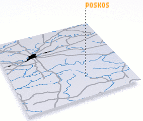 3d view of Poškos