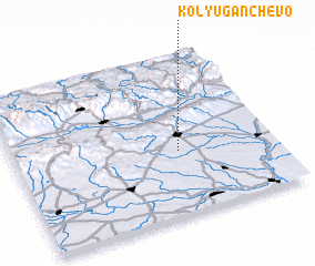 3d view of Kolyu Ganchevo