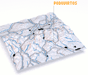 3d view of Podu Vîrtos