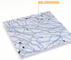 3d view of Băleni Romîni