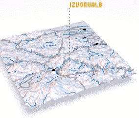 3d view of Izvoru Alb