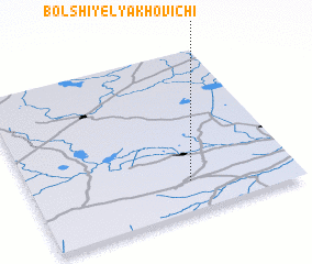 3d view of Bolʼshiye Lyakhovichi