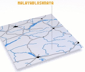 3d view of Malaya Bloshnaya