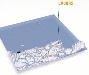 3d view of Loúmas